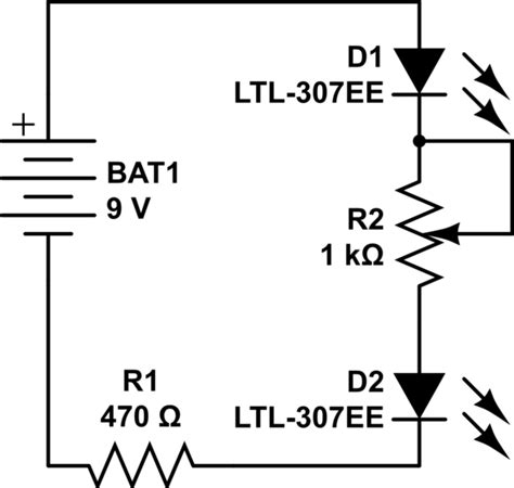 Electronic Potentiometer Circuit Diagram