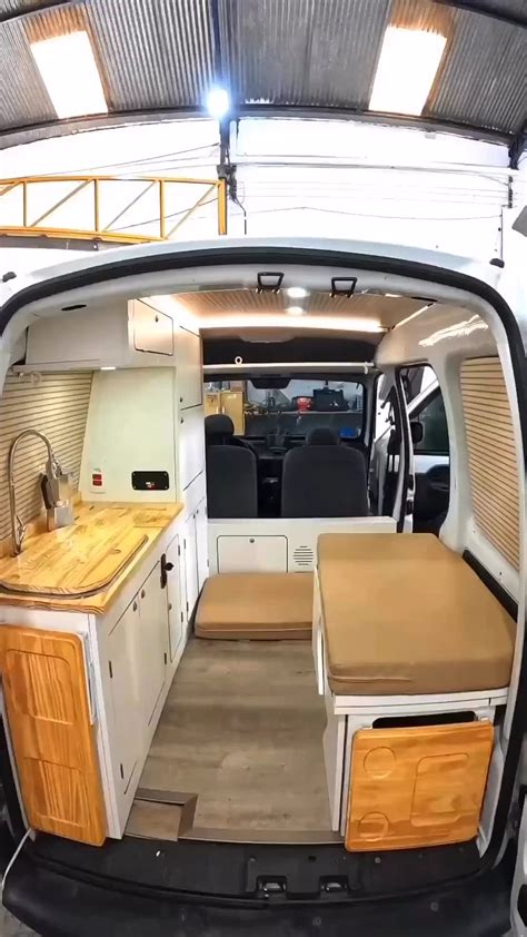 Diy Camper Van Conversion Full Build Timelapse Vw Caddy Youtube