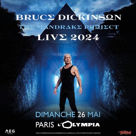 Concert Bruce Dickinson 26 05 2024 Paris L Olympia France