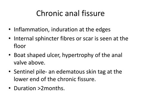 PPT Treatment Of Anal Fissures And Haemorrhoids PowerPoint Presentation ID 8962315