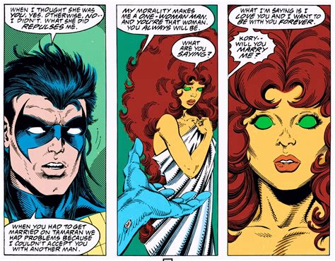 Nightwing And Starfire My Favorite Dc Couple Starfire Comic Vine