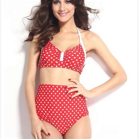 Summer Women Vintage Sexy Push Up Printed Swimsuit Bikini Swimwear Swim Set On Luulla