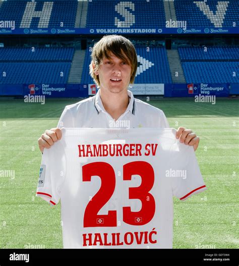 Hamburg Germany St July Footballer Alen Halilovic Poses