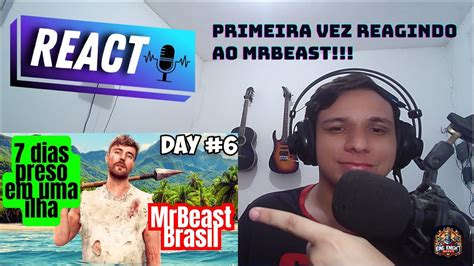 React Dias Preso Em Uma Ilha Days Stranded On An Island Mrbeast