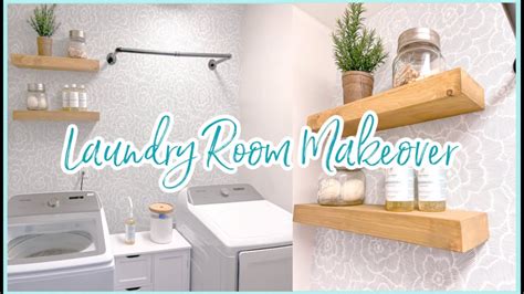 DIY LAUNDRY ROOM MAKEOVER Organization Decor Ideas For Small