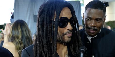 Golden Globes Red Carpet With Lenny Kravitz And Colman Domingo