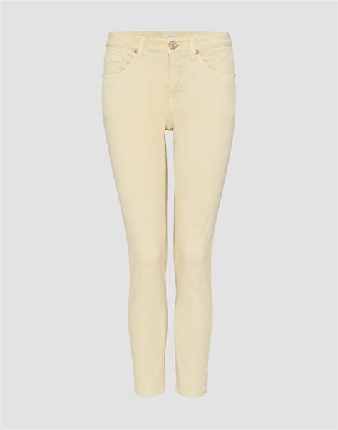 Skinny Jeans Elma Detail Gelb Online Bestellen Opus Online Shop