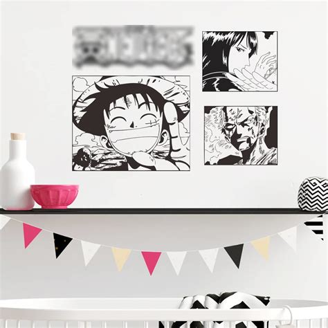 Amazon.com: One Piece Anime Pirate Wall Decals Peel and Stick Graffiti