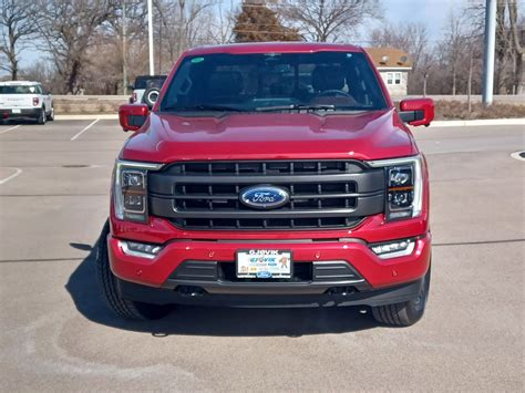 New 2023 Rapid Red Metallic Tinted Clearcoat Ford F 150 Lariat Supercrew® For Sale In Plano