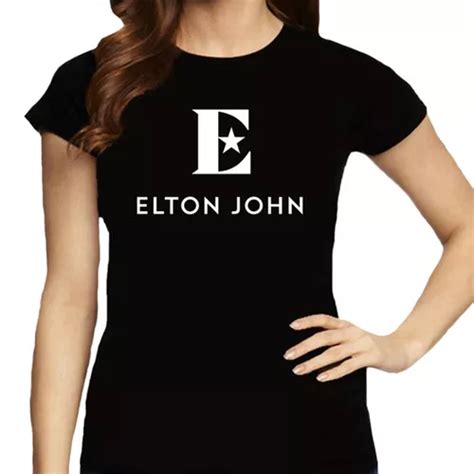 Camiseta Feminina Elton John Algod O Parcelamento Sem Juros