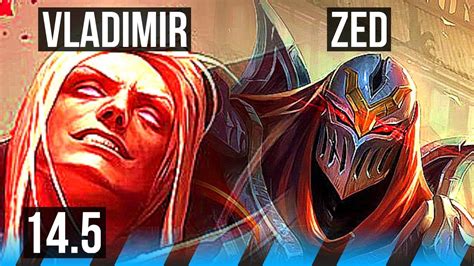 Vladimir Vs Zed Mid 1504 Legendary 6 Solo Kills 900 Games