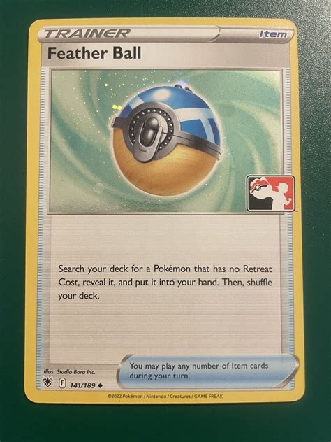 Feather Ball Cosmic Holo Pokemon Prize Pack Series 3 Promo Pokemon Card