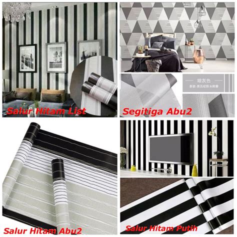 Jual Wallpaper Dinding Ukuran 45 Cm X 10 M Wallsticker Stiker