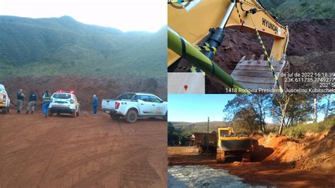 Mineração irregular é descoberta e embargada na comunidade de Ribeirão