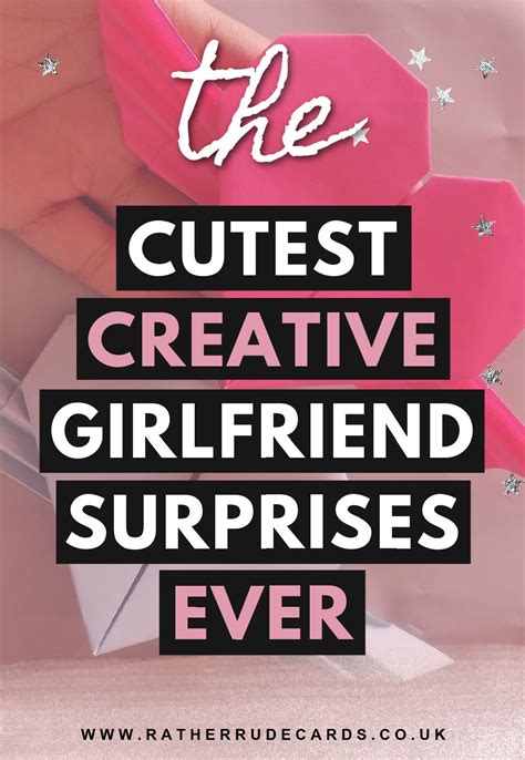 Diy Creative Romantic Girlfriend Surprises Ideas And Ts For Girlfriend Artofit