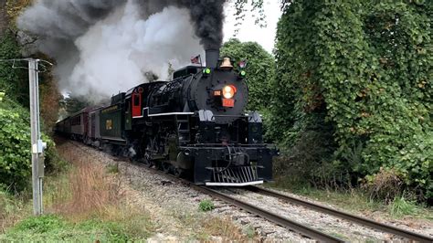 Great Smoky Mountains Railroad 1702 A Cool Fall Morning In The Gorge