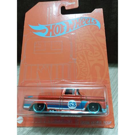 Hot Wheels Custom Chevy Pickup Anos Shopee Brasil