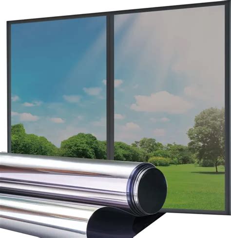 2 5m One Way Mirror Window Film Reflective Home Privacy Solar Tint Foil Stickers £769 Picclick Uk