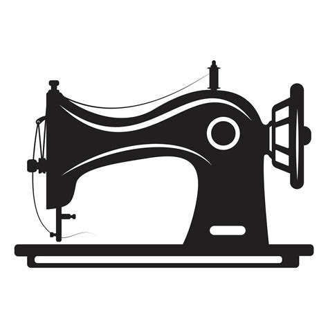 Manual sew machine vector icon. Simple illustration of manual stitching machine icon for web ...