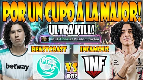 Beastcoast Vs Infamous Bo Game Dpc Sa Tour Division Dota