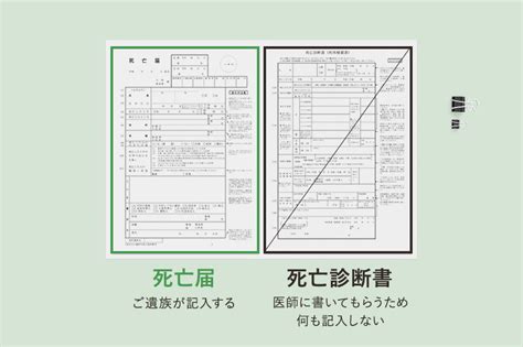 死亡届の書き方と必要書類をやさしく図解します！