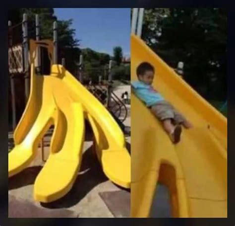 Banana slide, wcgw? : r/ofcoursethatsathing