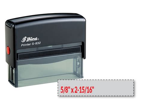 Shiny S 832 Self Inking Stamp Rubber Stamp Warehouse