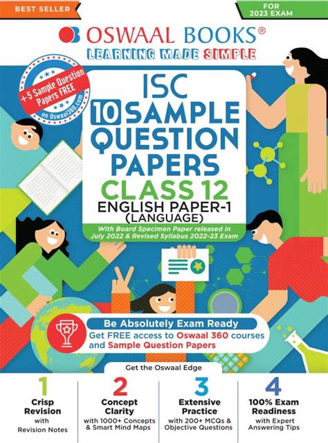 Oswaal Isc Sample Question Papers Class 12 English Paper 1 For 2023 Board Exam Based On The