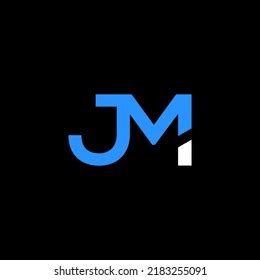 Initial Letter Jm Logo Design Vector Stock Vector Royalty Free