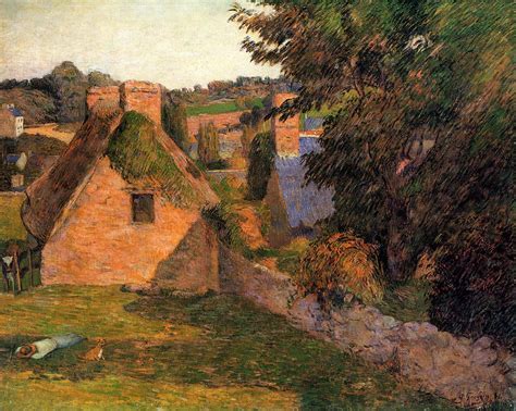 Lollichon Field 1886 Pont Aven France By Paul Gauguin Artchive