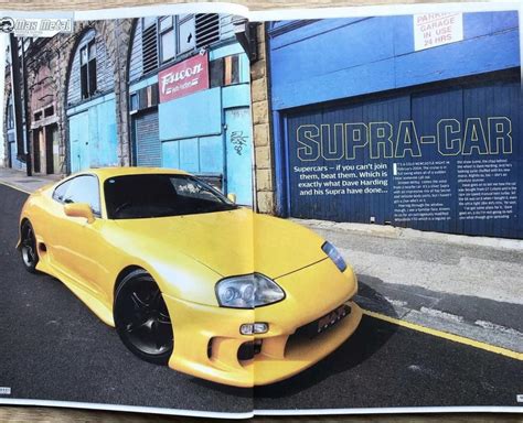 2004 Modified Toyota Supra Top Secret Front Bumper Veilside Skirts And Rear Corners Cut