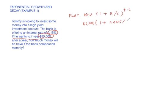 Exponential Growth And Decay Overview Numerade