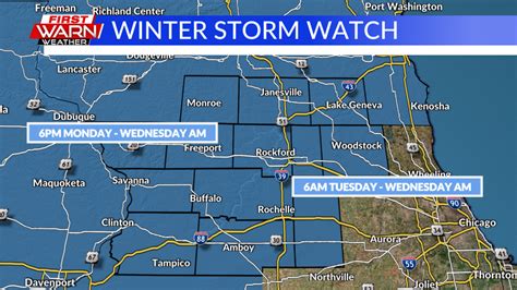 Sunday Evening Winter Storm Update Winter Storm Watch Issued