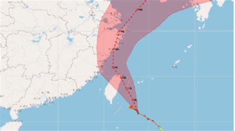 台风“米娜”明天登陆或擦过浙江玉环到舟山一带，2日过上海同纬度！ 周到