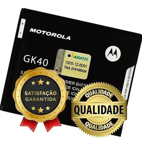 Kit Batrr Ia Moto G Play G E Normal Gk Nova Frete Gr