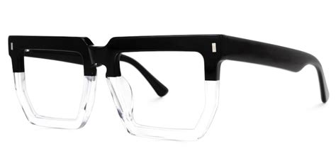 Rectangle Daniela Two Tone Glasses Deals Zeelool Glasses