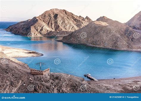 Fjord Bay in Taba, South Sinai, Egypt Stock Photo - Image of island ...