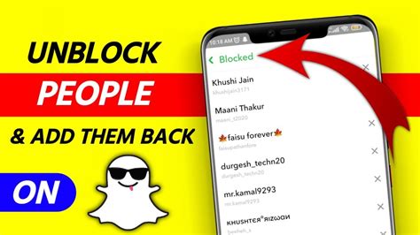 How To Unblock Someone On SNAPCHAT And Add Them Back Easy Guide