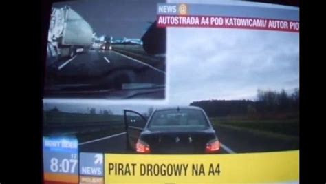 Pirat drogowy w bmw na A4 Niemal doszło do tragedii