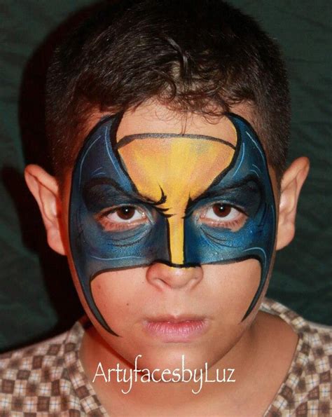 Wolverine Face Painting For Boys, Face Painting Easy, Face Painting Halloween, Scary Halloween ...