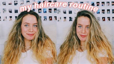 HOW TO TAME WAVY HAIR My Haircare Routine YouTube