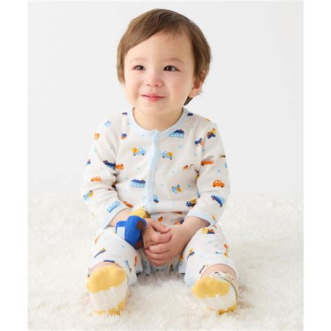 ホットビスケッツ HOT BISCUITS フライス素材 カバーオール肌着 ブルー ファッション通販 MAGASEEK マガシーク