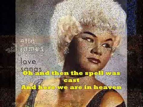 AT LAST Lyrics ETTA JAMES Original Version YouTube