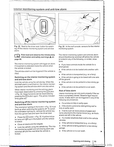 Volkswagen Golf 2011 Owner´s Manual 138 Pages