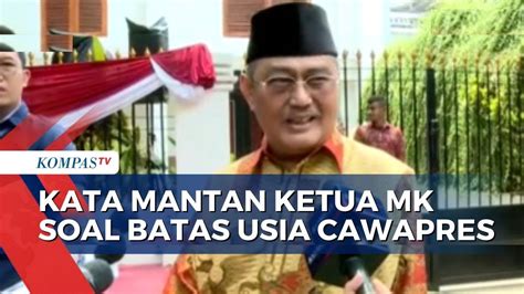 Mantan Ketua MK Jimly Angkat Bicara Soal Putusan Usia Cawapres Bagus