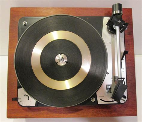 Very Nice Vintage Dual 1009 Turntable Wood Base And Dust Cover In Great