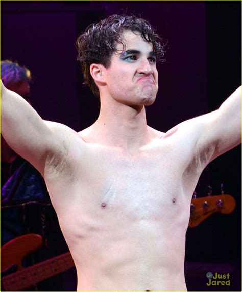 Darren Criss Goes Shirtless In Tight Shorts For Broadways Hedwig