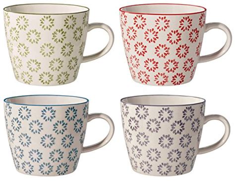 Bloomingville Tasse Isabella 4er Set Retro Stuhl