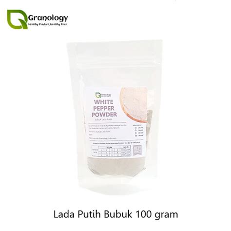 Jual Lada Putih Bangka Bubuk White Pepper Powder Gram By