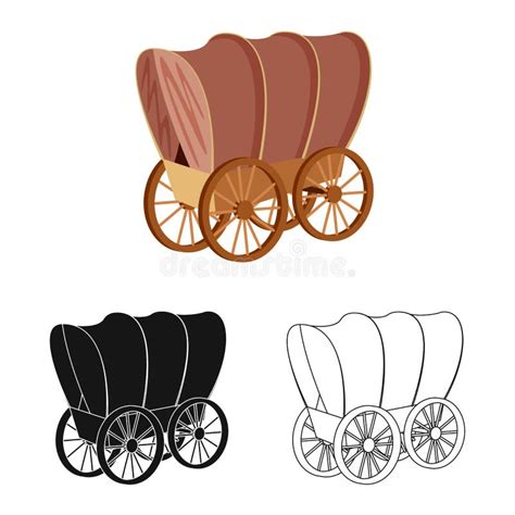 Stagecoach Wagon Stock Illustrations 728 Stagecoach Wagon Stock